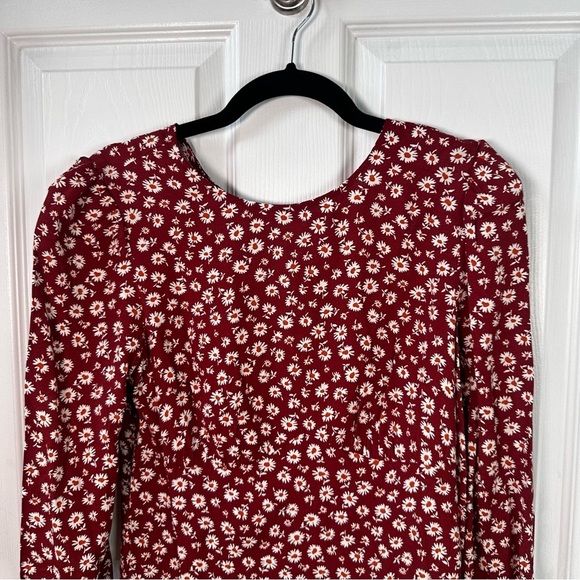 Reformation Red Floral Mini Dress - Picture 7 of 10